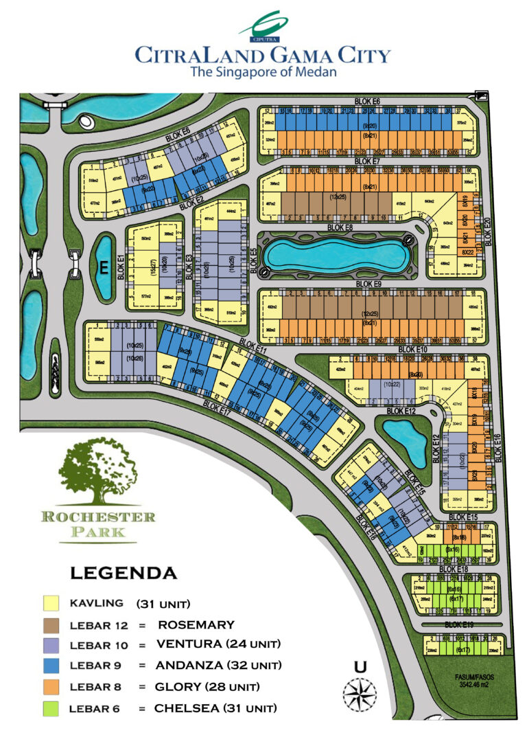 siteplan rochester parknbsp- citraland gama city