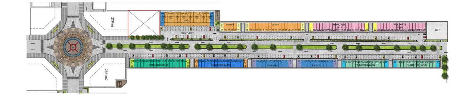 Siteplan Ruko Orchard